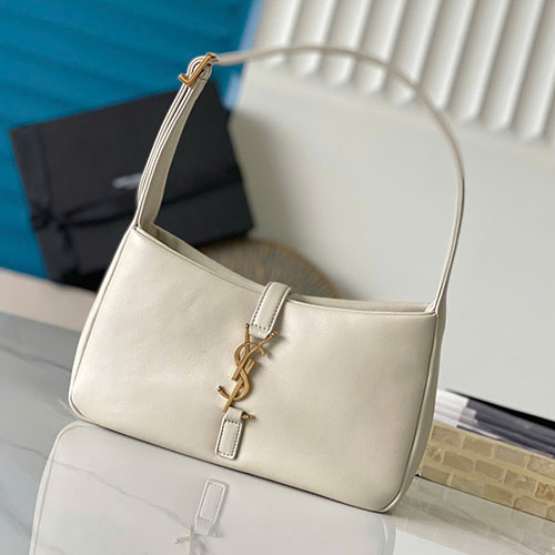 Túi Xách YSL Le 5A7 Hobo 763419 Màu Trắng Siêu Cấp Size 23 cm