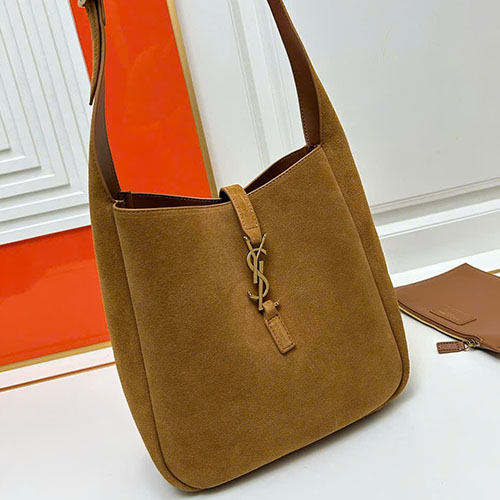 Túi Xách YSL LE 5À7 KK713938 Màu Nâu Super Size 24 cm