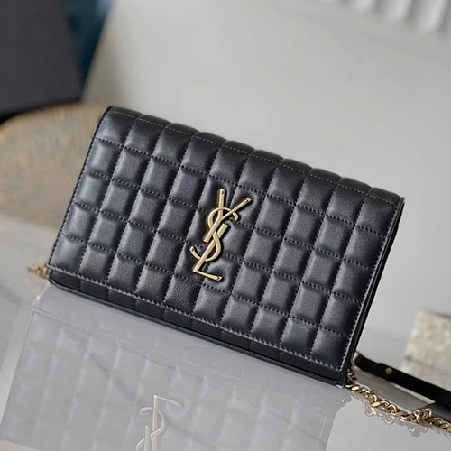 Túi Xách YSL LeCassandre 743346 Màu Đen Siêu Cấp Size 23 cm
