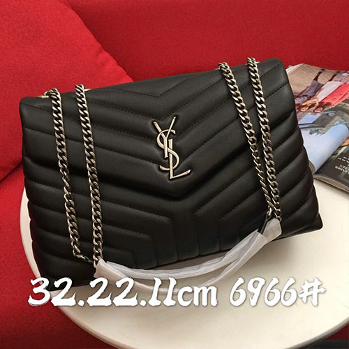 Túi Xách YSL LouLou Bag S06866 Màu Đen Super Size 32 cm