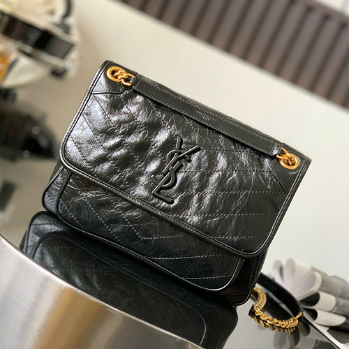 Túi Xách YSL Niki Medium Bag with D Buckles 633158 Siêu Cấp  Size 28 cm