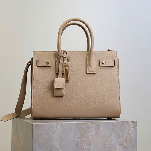 Túi xách YSL Sac De Jour 26cm – 421863 / 477477 – Siêu VIP - kem