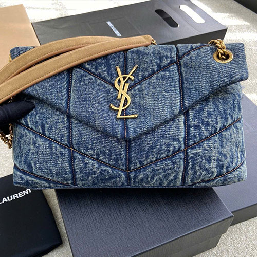 Túi Xách YSL Saint Laurent Loulou Puffer 577476 Siêu Cấp Size 29 cm