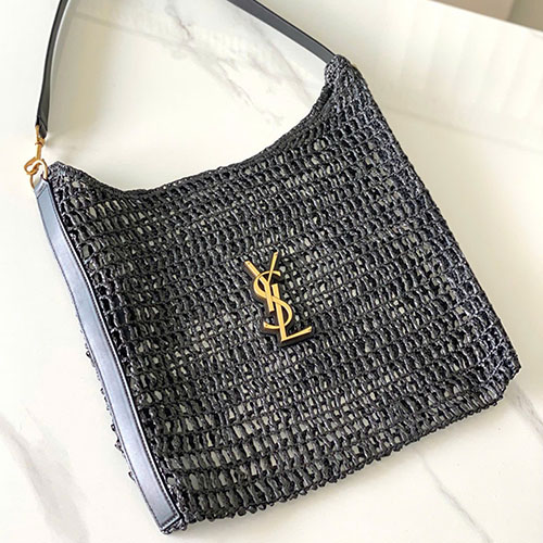 Túi Xách YSL Shoulder Oxalis 781289 Màu Đen Siêu Cấp Size 40 cm