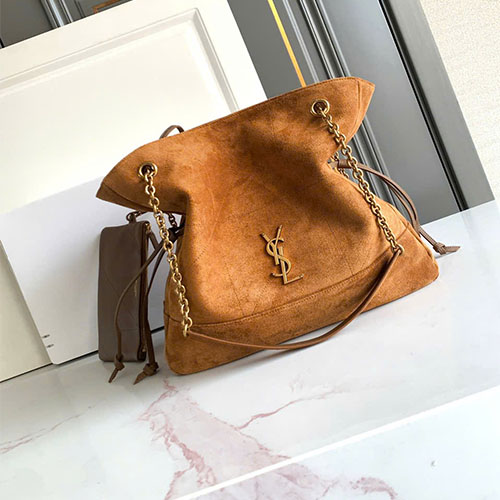 Túi xách YSL siêu cấp Jamie Shopping 809824 màu caramel