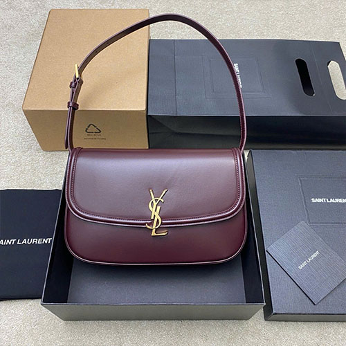 Túi Xách YSL Solferino 832332 Màu Đỏ Siêu Cấp Size 29 cm