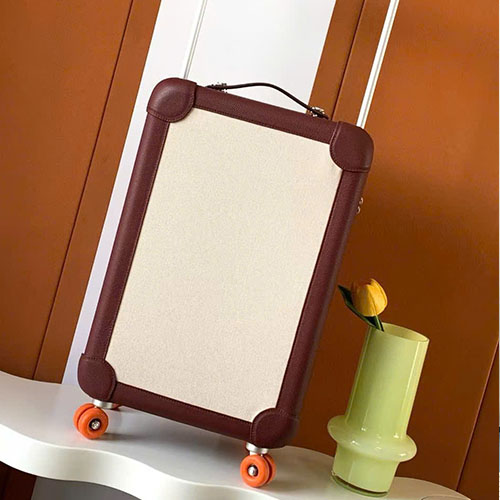 Vali Hermes RMS HMSCVS Màu Đỏ Siêu Vip Size 55 cm