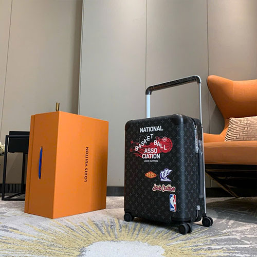 Vali LV Horizon Màu Đen Họa Tiết Siêu Vip Size 55 cm