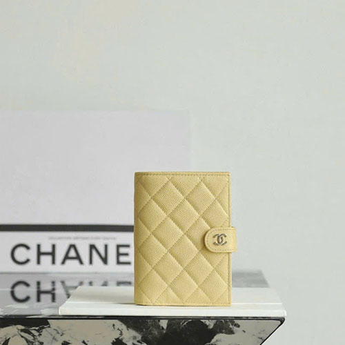 Ví Chanel 25Bag Màu Vàng Live Auth Size 14 cm