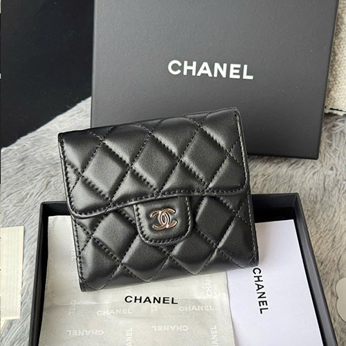 Ví Chanel CF Gập Ba 82288 Siêu Cấp Size 11.5 cm