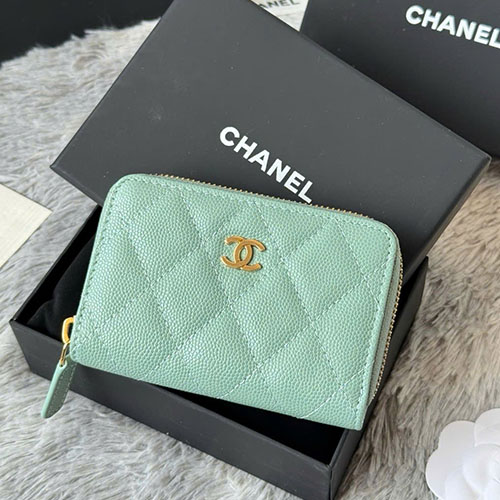 Ví Chanel Mini Zip Classic 69271 Siêu Cấp Size 11 cm