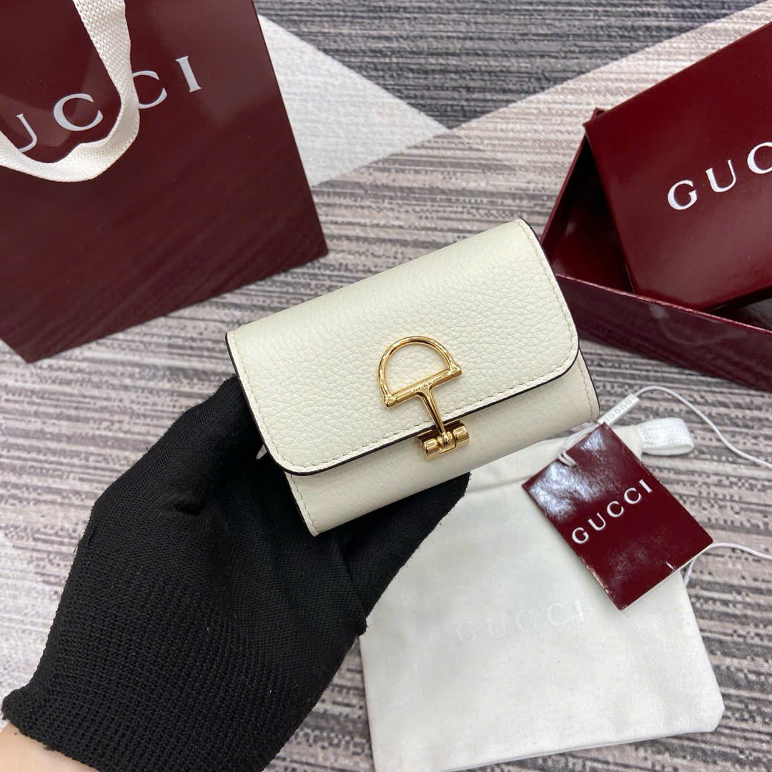 Ví Đựng Thẻ Gucci Softbit Card Case 828148 Siêu Cấp Màu Trắng Size 10.5cm