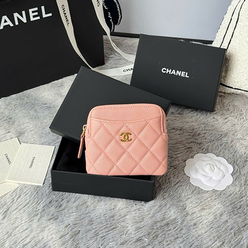 Ví Đựng Tiền Chanel Mini AP2061 Da Bò Siêu Cấp Size 11cm