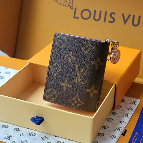 Ví gập LV Charms Monogram M14718 Siêu Cấp Size 10 cm