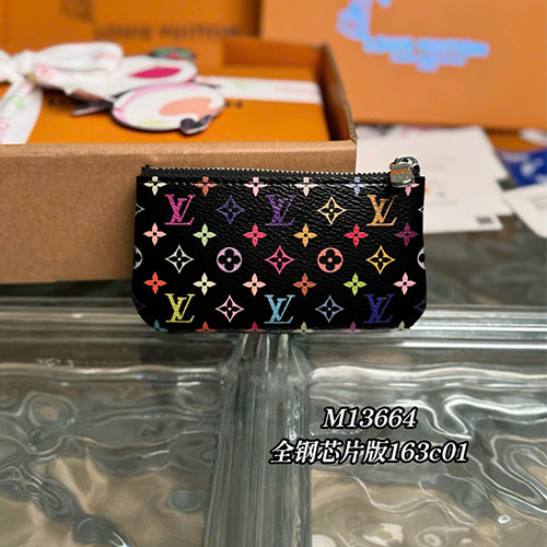 Ví Louis Vuitton Key Pouch Takashi Murakami M13664 Like Auth