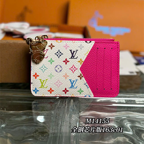 Ví Louis Vuitton Romy Card Holder x Takashi Murakami M14155 Like Auth