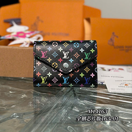 Ví Louis Vuitton Victorine Wallet x Takashi Murakami M14163 - màu đen