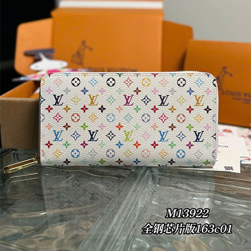 Ví Louis Vuitton Zippy Wallet x Takashi Murakami M13922 - màu trắng