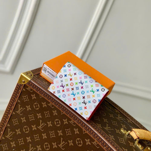 Ví LV Đựng Hộ Chiếu M14178 Màu Trắng Size 14 cm