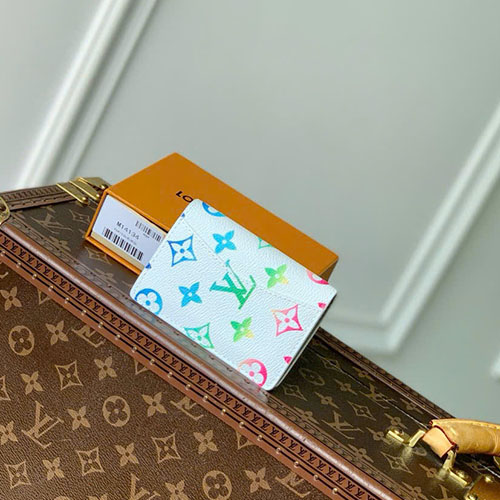 Ví LV Pocket Cardholder M14134 Màu Trắng Siêu Vip Size 11.1 cm