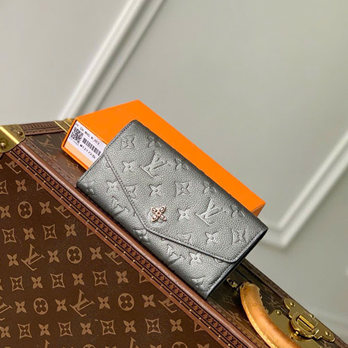 Ví LV Sarah M12172 Màu Đen Siêu Vip Size 19 cm