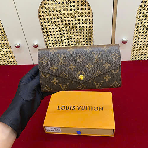 Ví LV Sarah M60531 Màu Nâu Siêu Cấp Size 19cm