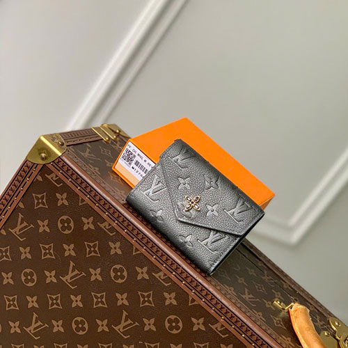 Ví LV Victorine M12746 Màu Đen Siêu Vip Size 12 cm
