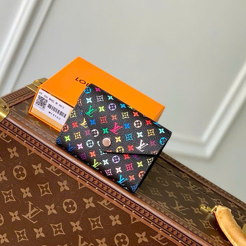Ví LV Victorine M14163 Màu Đen Siêu Vip Size 12 cm
