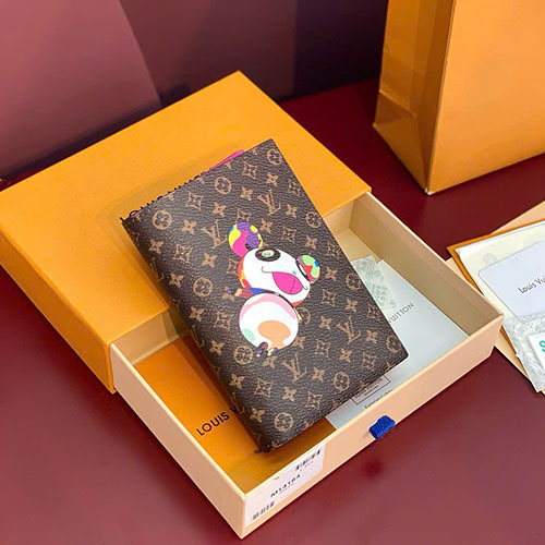 Ví LV x TM Panda Wallet M14164 Siêu Cấp Size 14cm