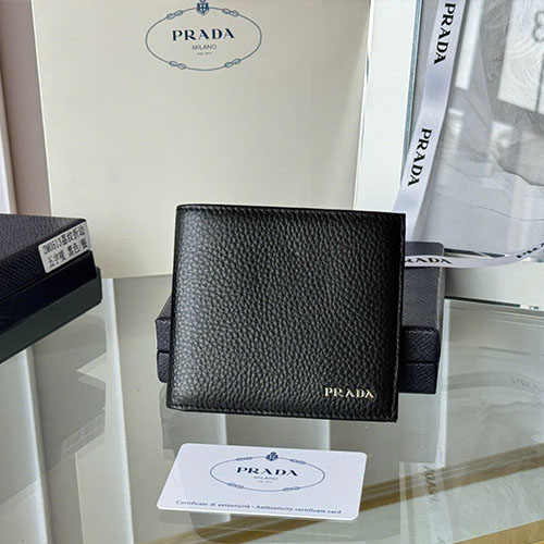 Ví Nam Prada 2M0513 Màu Đen Siêu Cấp Size 11cm