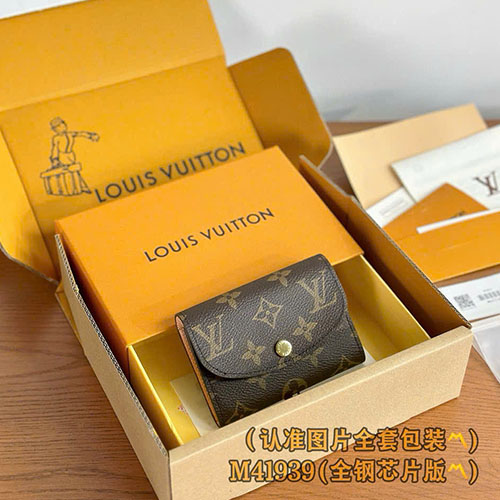 Ví Ngắn LV Monogram M62361 Màu Hồng Siêu Vip Size 11cm