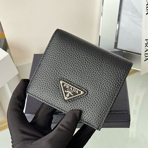Ví Prada Ngắn Unisex 2MO004 Siêu Cấp Size 10 cm