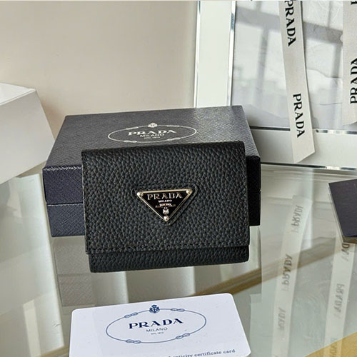 Ví Prada Unisex 2MH042 Siêu Cấp Size 9 cm
