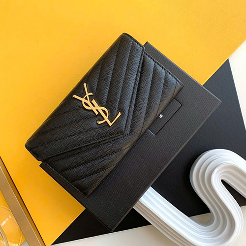 Ví YSL Envelope Long Wallet 437469 Siêu Cấp Size 19 cm