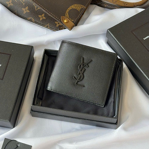 Ví YSL Monogram 453276 Màu Đen Siêu Cấp Size 11 cm