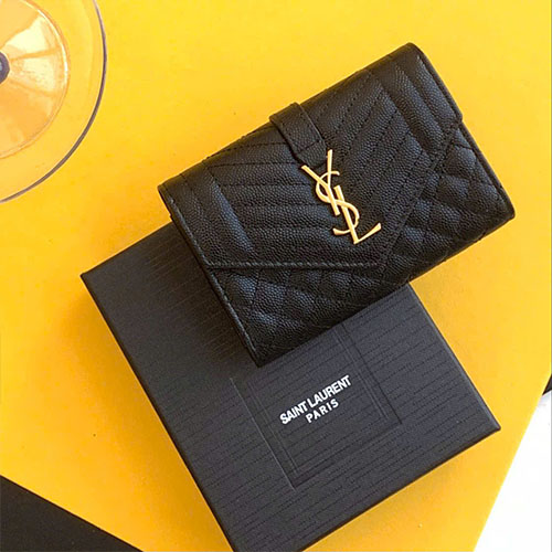 Ví YSL Monogram Mini Envelope Wallet 651026 Siêu Cấp Size 13.5 cm