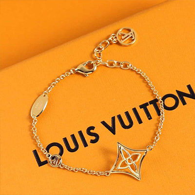 Vòng Tay Louis Vuitton Mạ Vàng Siêu Cấp Hình Ngôi Sao TWIGGY