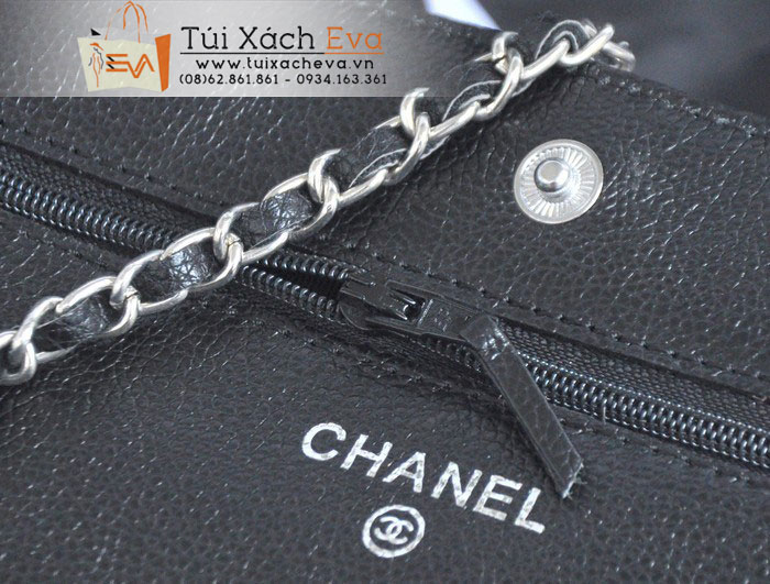 tui xach chanel woc clutch mau den dep