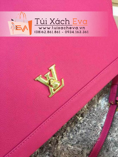 tui xach lv embossed super mau hong sen dep